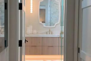 Custom cabinetry detail by Schrapper's Fine Cabinetry